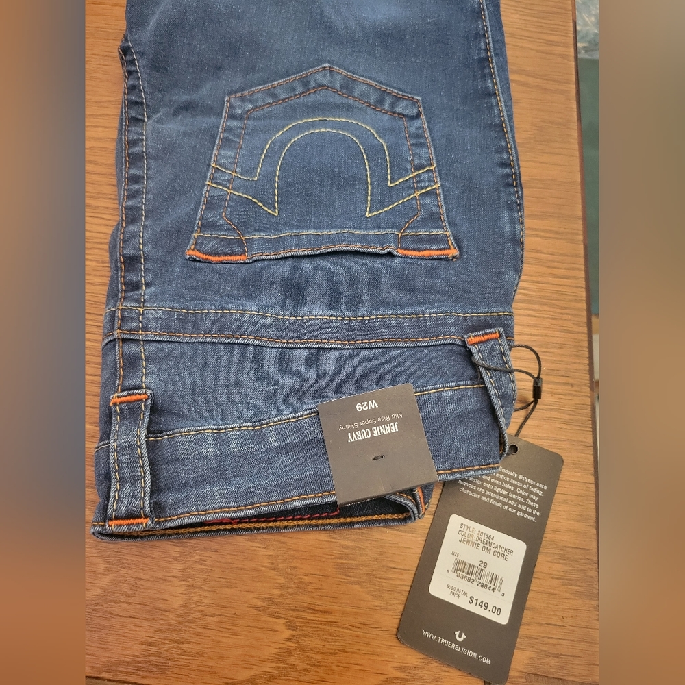True Religion Mid Rise Skinny Jeans - as 10/W29 Large - New w/tags